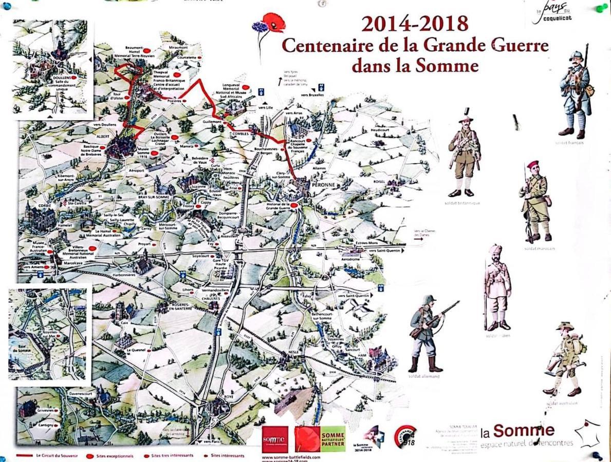 Le Gite Les Grives Villers-Carbonnel Exteriör bild